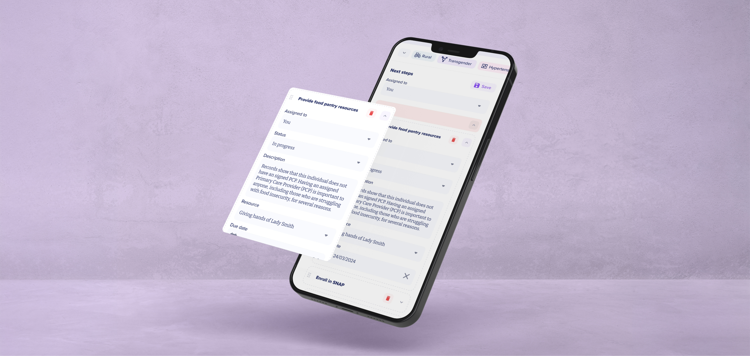 AI-powered fitness app interface aimed at advancing health equity and personalized wellness.